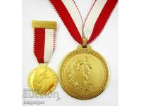 LOT 2 MEDALS-GERMANY-PRIZE MEDALS-ULTRAMARATHON