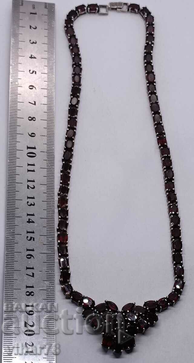Garnet Silver Necklace with price 999.99 BGN | € 511.29 Garnet Silver Necklace with price 999.99 BGN | € 511.29