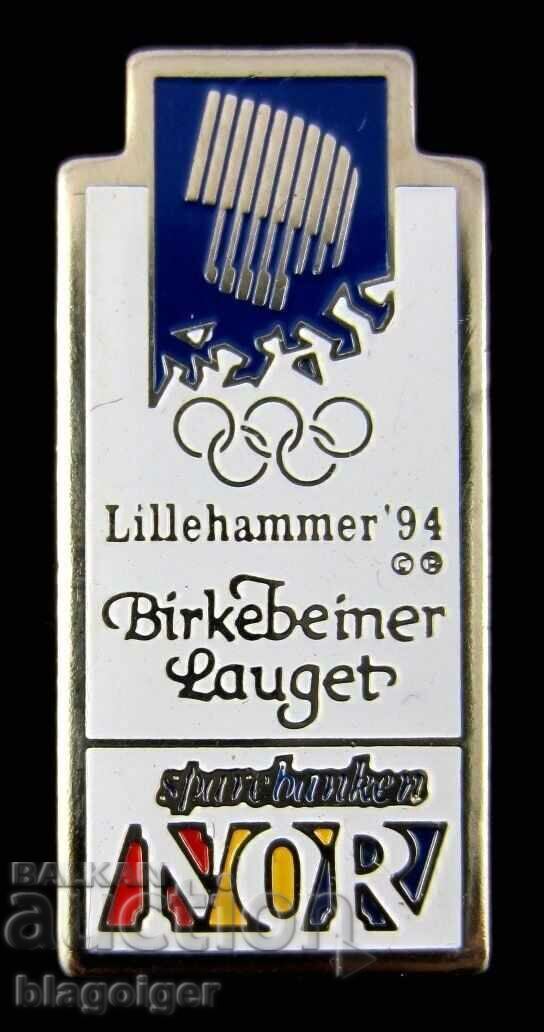 Olympic Badge - Χειμερινοί Ολυμπιακοί Αγώνες - Lillehammer 1994