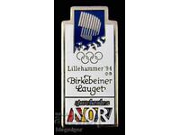 Олимпийска значка-Зимна Олимпиада-Лилехамер 1994