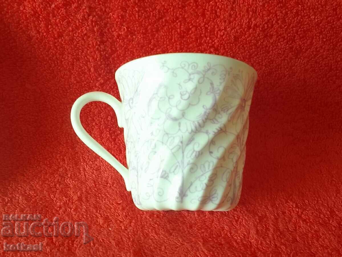 Διπλό πορσελάνινο σετ κύπελλο πιάτο LFZ USSR USSR Ρωσία Επιχρύσωση - 5 Διπλό πορσελάνινο σετ κύπελλο πιάτο LFZ USSR USSR Ρωσία Επιχρύσωση - 5