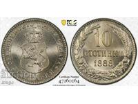 10 cents 1888 MS 66 PCGS