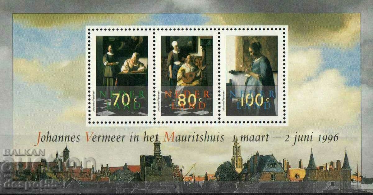 1996. The Netherlands. Paintings by Johannes Vermeer. Block.