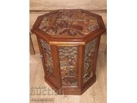 OLD CABINET. WOOD CARVING