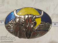 Buckle, belt buckle - enamel