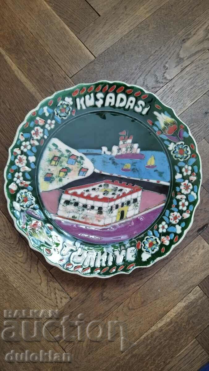 Large decorative plate, Kusadasi, Turkey