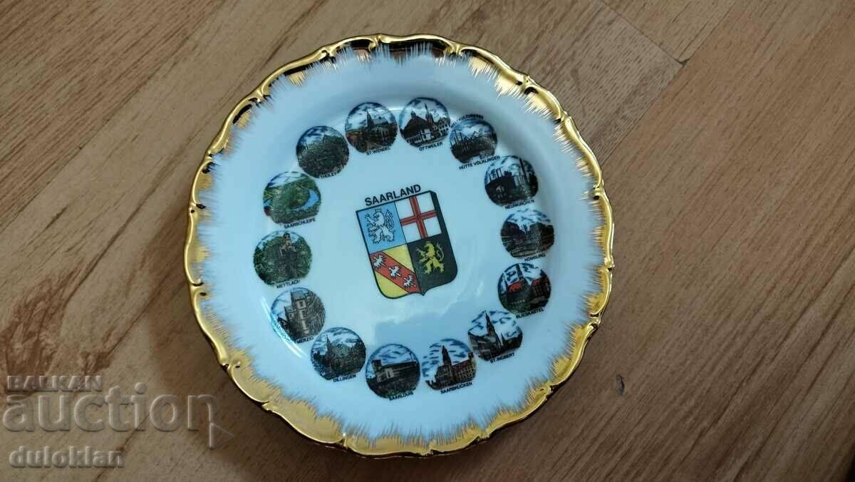 Beautiful porcelain plate from Germany.