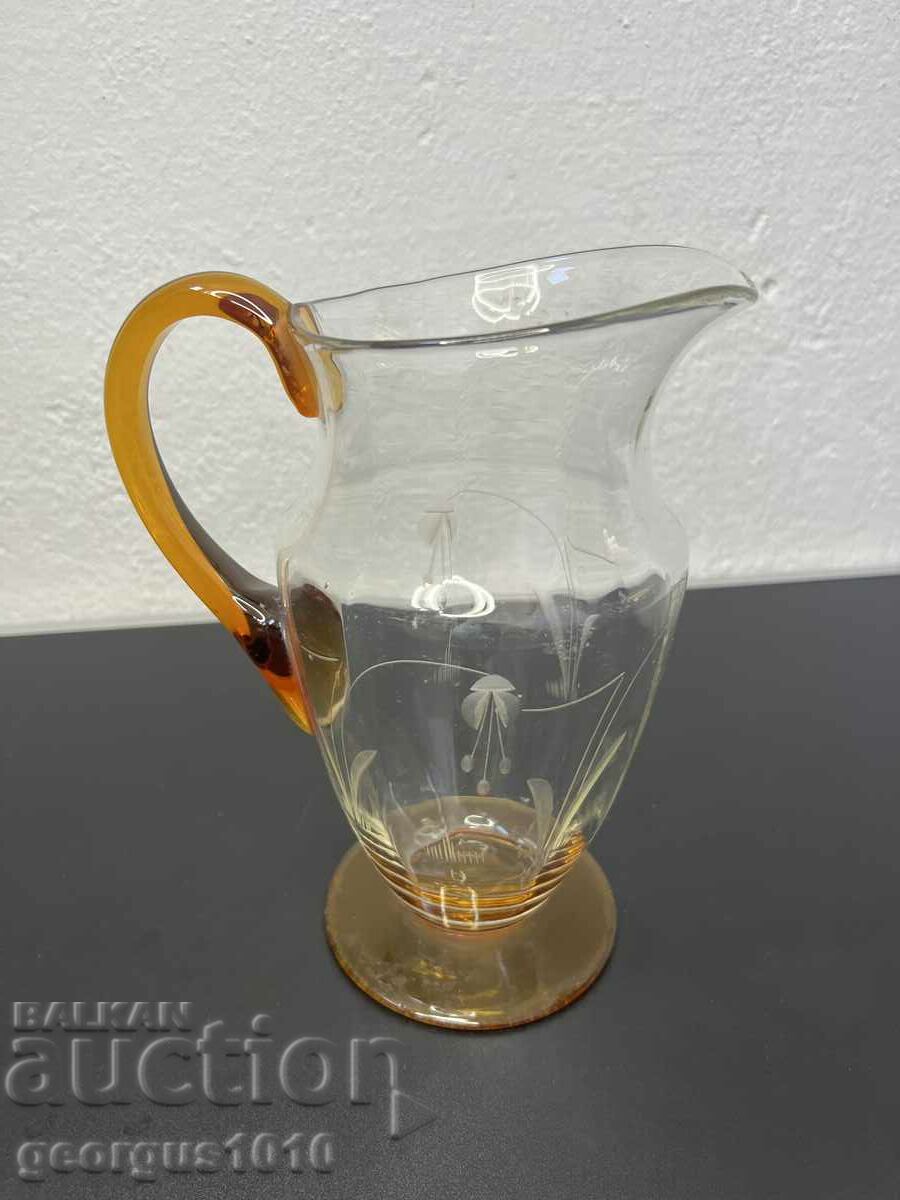 Blown glass jug #5620