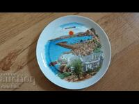 Beautiful porcelain plate from Benidorm, Spain.
