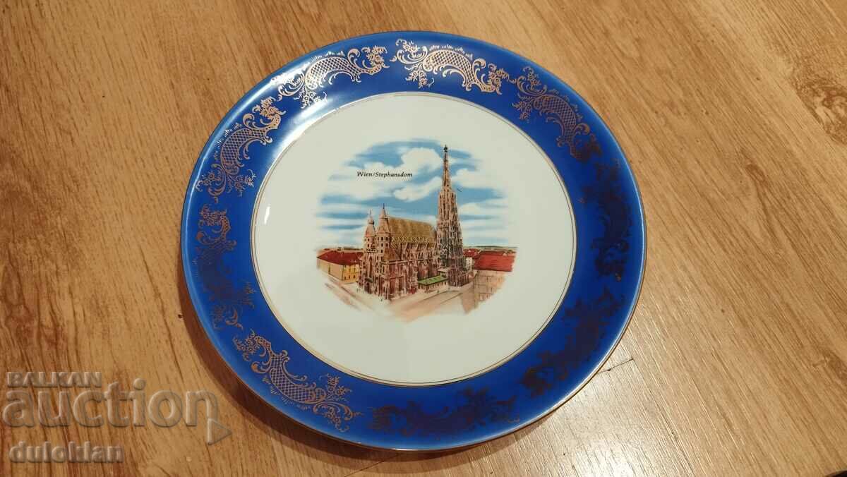 A large and beautiful plate from Vienna-Austria.