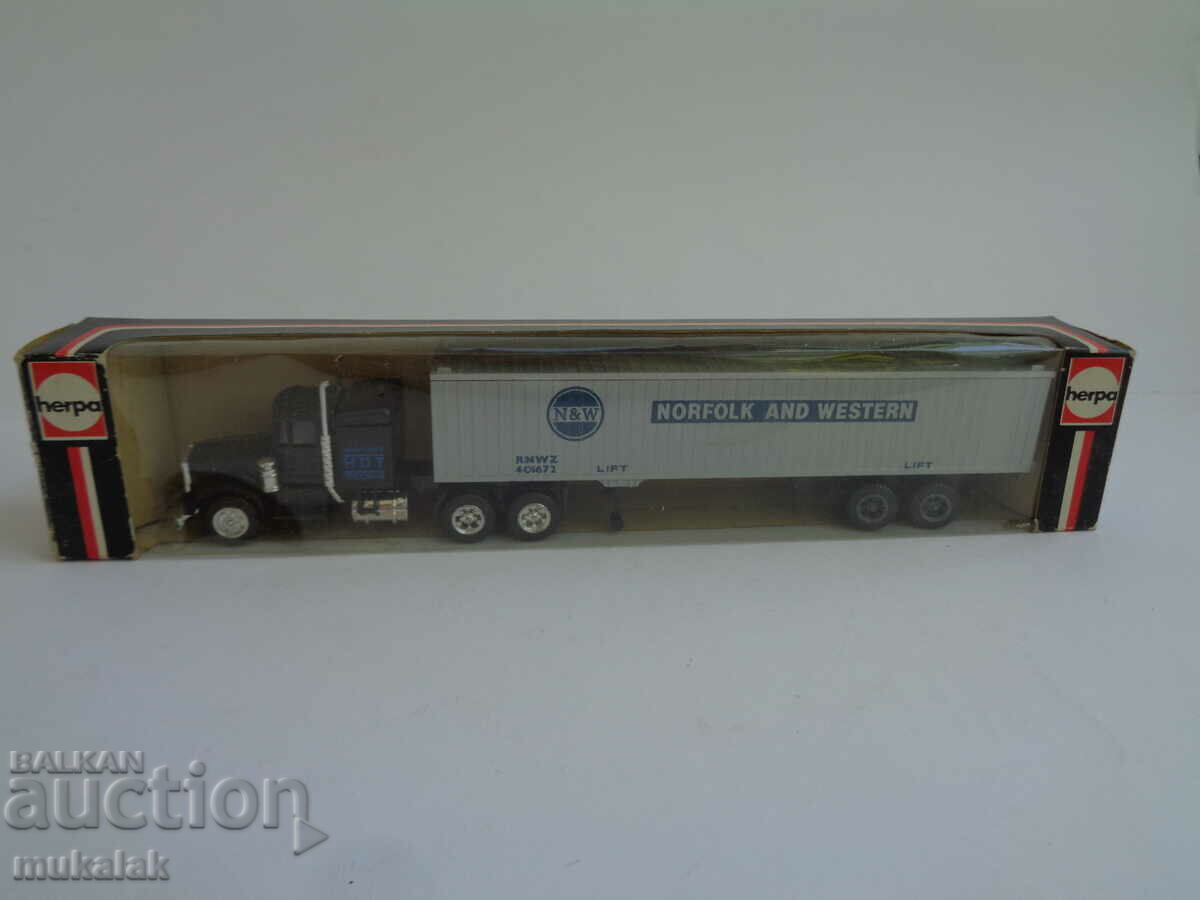 HERPA 1:87 H0 KENWORTH ΜΟΝΤΕΛΟ ΤΡΟΛΕΪ ΦΟΡΤΗΓΟΥ