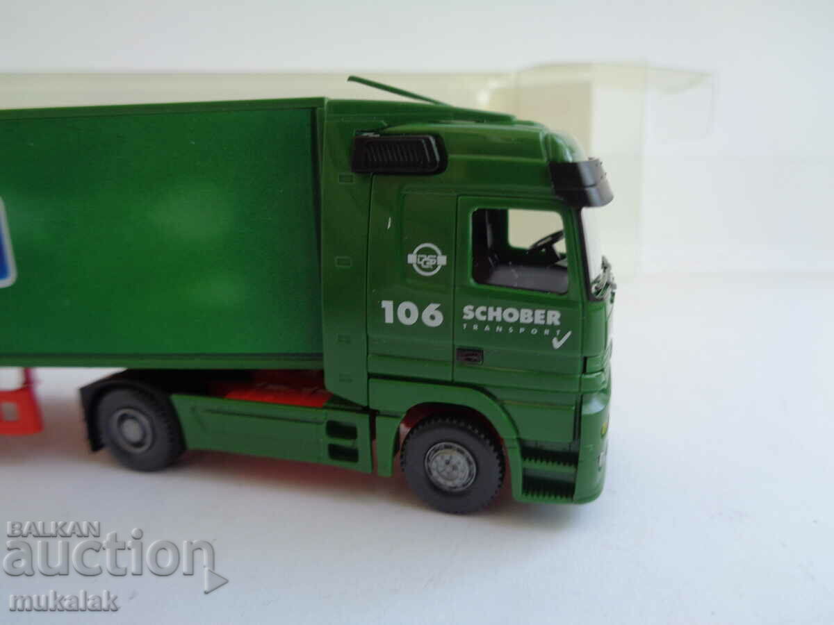 WIKING 1:87 H0 MERCEDES BENZ ACTROS TRUCK TROLLEY MODEL - 5 WIKING 1:87 H0 MERCEDES BENZ ACTROS TRUCK TROLLEY MODEL - 5