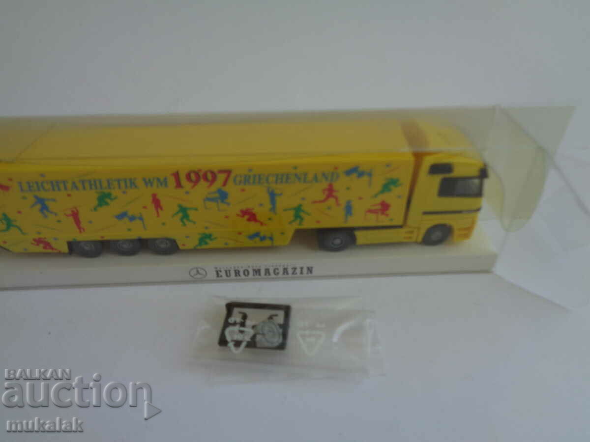 WIKING 1:87 H0 MERCEDES BENZ ACTROS TRUCK TROLLEY MODEL with price 25.00 BGN | € 12.78 WIKING 1:87 H0 MERCEDES BENZ ACTROS TRUCK TROLLEY MODEL with price 25.00 BGN | € 12.78