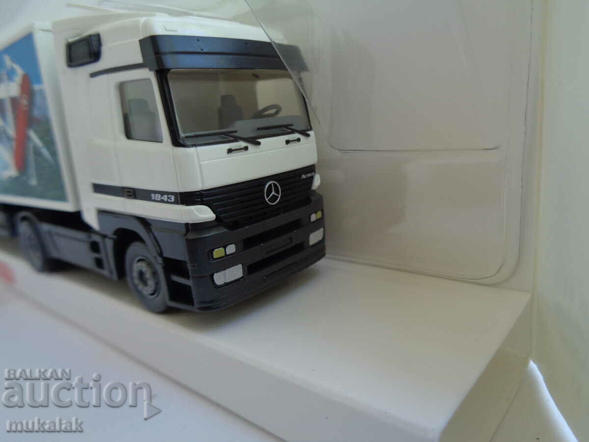 WIKING 1:87 H0 MERCEDES BENZ ACTROS TRUCK TROLLEY MODEL - 5