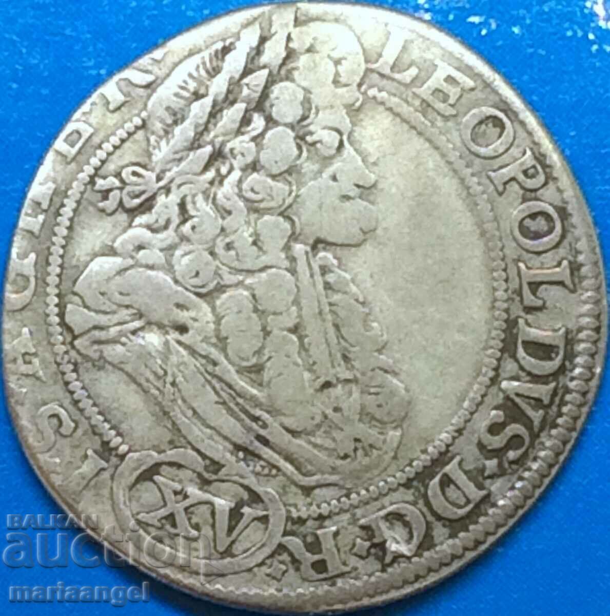 Αυστρία 15 Kreuzer 1694 Leopold I 1657-1705 5,31g ασήμι