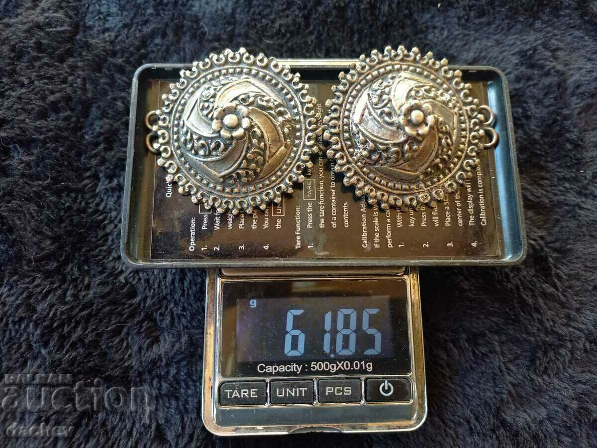 Renaissance Silver Macedonian pafti pafti costume jewelry 19C - 5 Renaissance Silver Macedonian pafti pafti costume jewelry 19C - 5