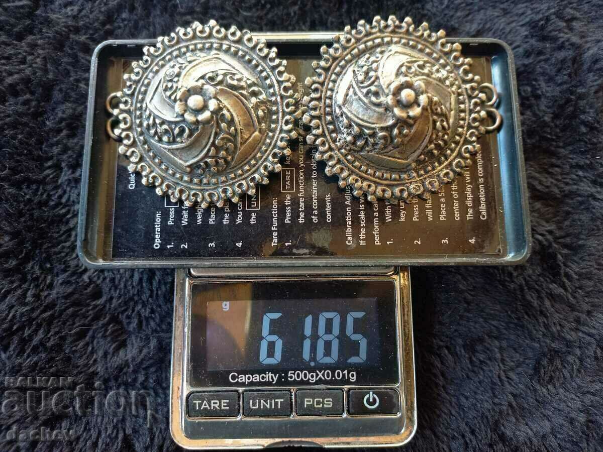 Renaissance Silver Macedonian pafti pafti costume jewelry 19C - 6 Renaissance Silver Macedonian pafti pafti costume jewelry 19C - 6