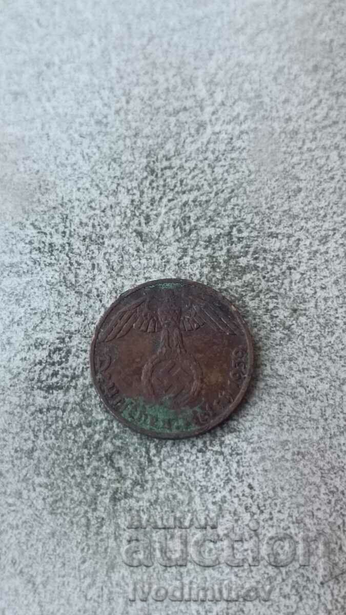 Germany 1 Reichspfenning 1939 F with price 2.45 BGN | € 1.25 Germany 1 Reichspfenning 1939 F with price 2.45 BGN | € 1.25