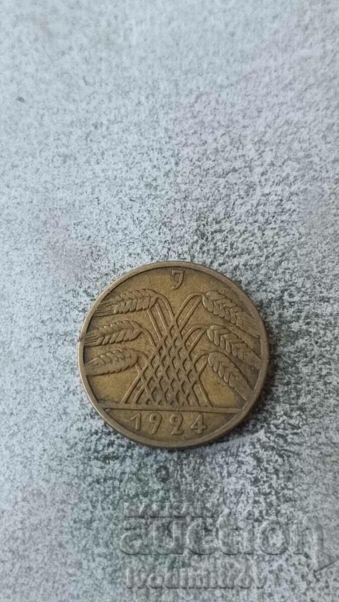 Germany 1 Reichspfenning 1924 J with price 1.85 BGN | € 0.95 Germany 1 Reichspfenning 1924 J with price 1.85 BGN | € 0.95