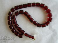 ❌❌❌ OLD RARE RED ROSARY (33 + POP)-122.63 gr.-RRR❌❌❌