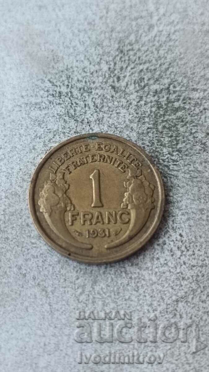 Franța 1 franc 1931
