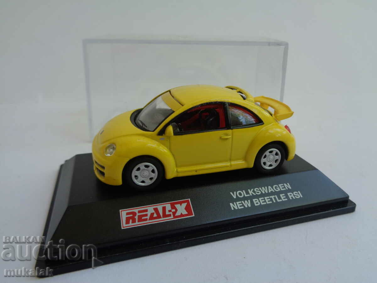 1:72 REAL-X VW NEW BEETLE TOY CAR MODEL