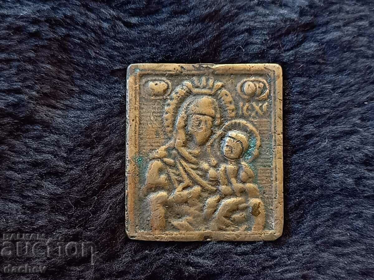 Рядка стара малка икона Св Константин и Елена 100% Оригинал!