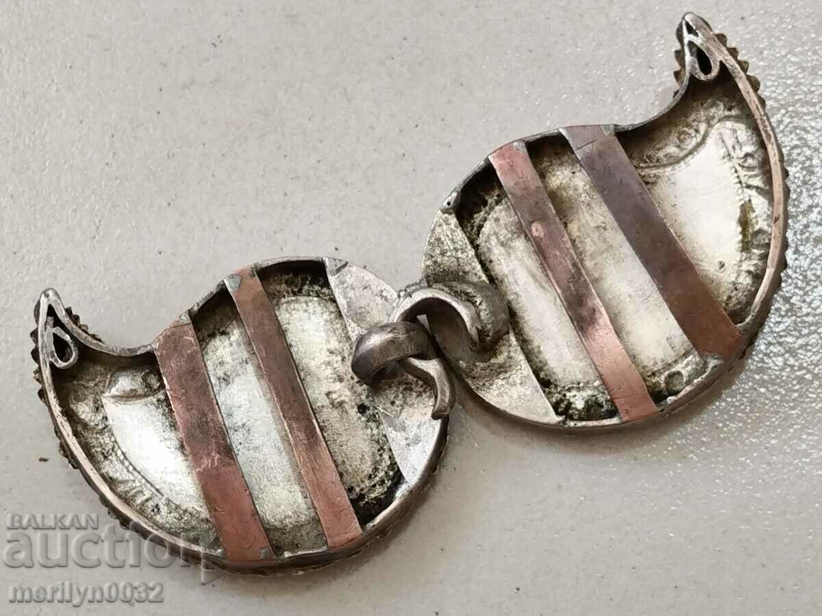 Renaissance silver hammered pafts, silver, pafts, jewelry - 7