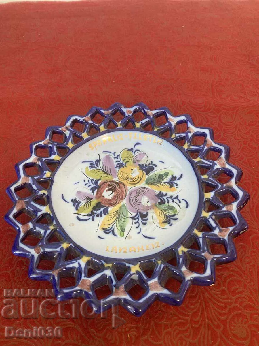 Beautiful porcelain wall plate with marking !!!!