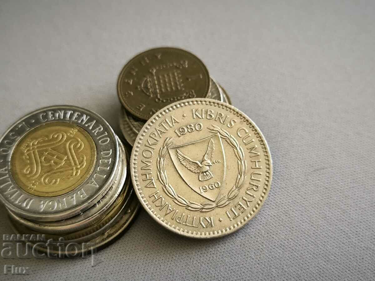 Coin - Cyprus - 100 mils | 1980 with price 5.85 BGN | € 2.99 Coin - Cyprus - 100 mils | 1980 with price 5.85 BGN | € 2.99
