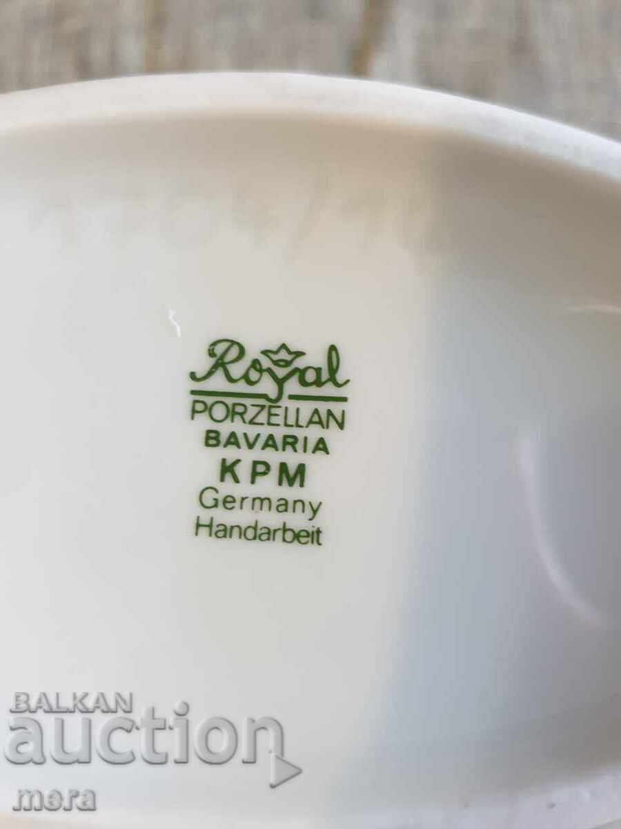 Stylish porcelain vase - Bavaria - 5