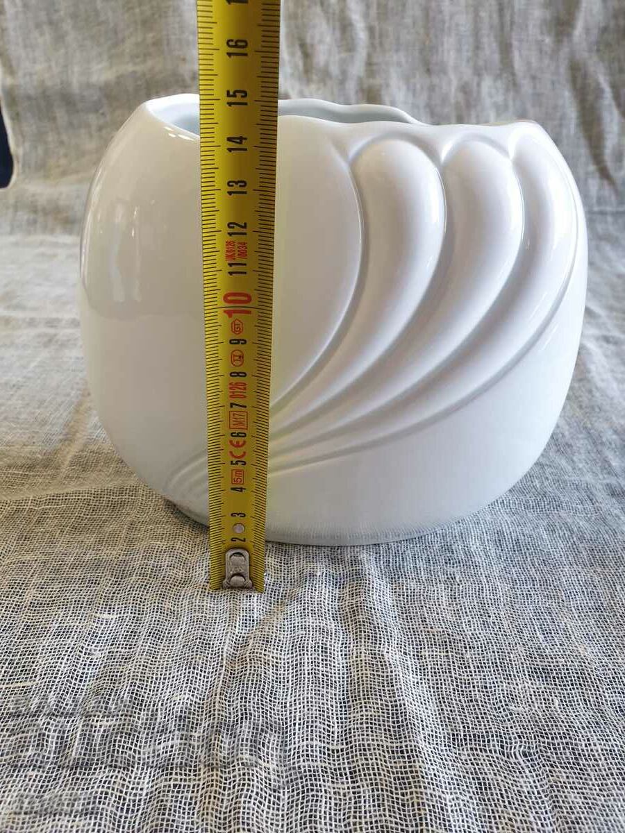Stylish porcelain vase - Bavaria - 6