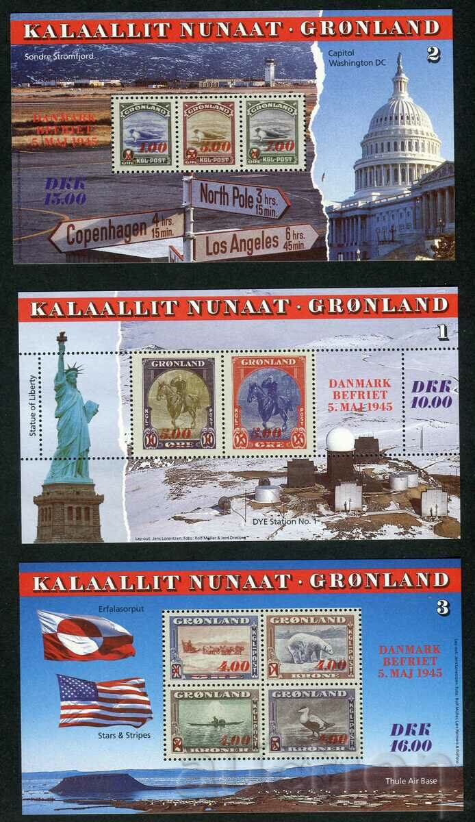 Groenlanda MnH 1995 - 50 de ani de la sfârșitul celui de-al Doilea Război Mondial [serie completă]