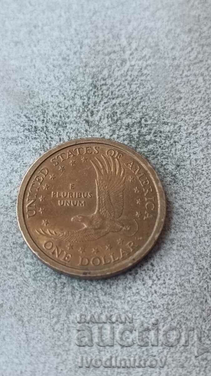 САЩ 1 долар 2000 P Сакагавеа Долар