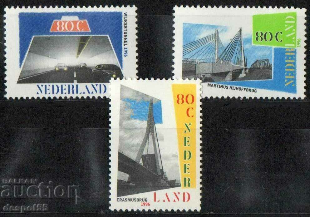 1996. Нидерландия. Мостове и тунели.