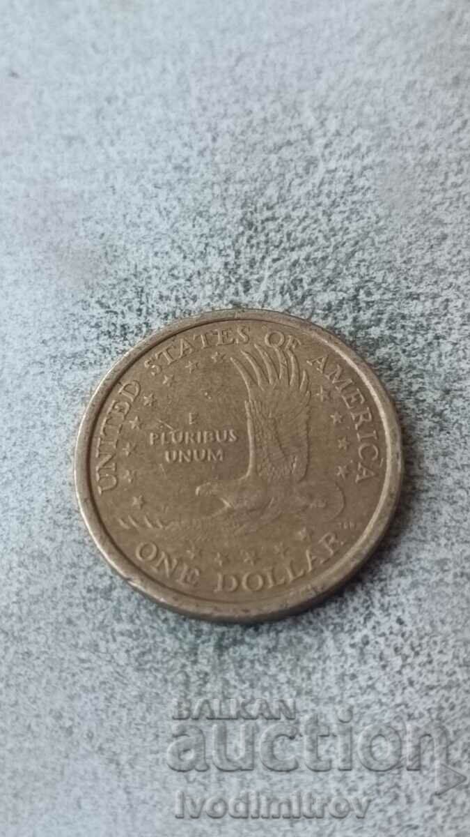 САЩ 1 долар 2001 P Сакагавеа Долар