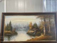 Exceptional large original oil painting on canvas !!!!