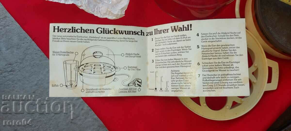 HOME POT FOR BOILING EGGS - 5