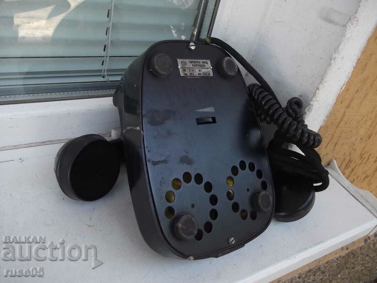 Telephone puck black bakelite old from the early social - 1 - 7 Telephone puck black bakelite old from the early social - 1 - 7