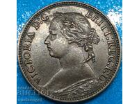 Great Britain 1 Farthing 1875 H Young Victoria