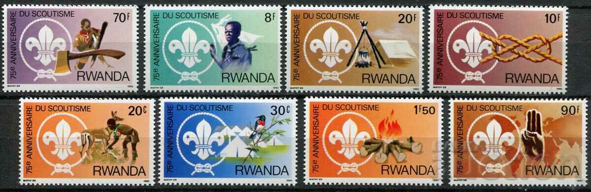 Rwanda 1982 MnH - Scouts, scouting movement