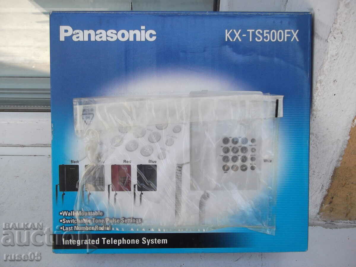 Телефон "Panasonic - KX-TS500FX" нов работещ