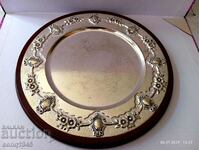 Beautiful Old Silver Plated Tray from 0.01 St.