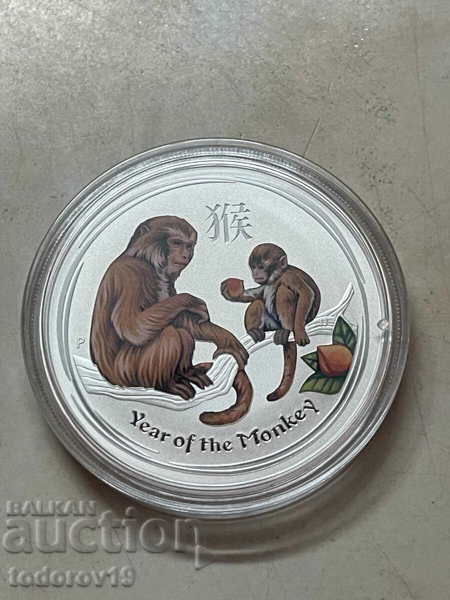Lunar Year of the Monkey /Colored/ 2016 1 oz with price 182.99 BGN | € 93.56 Lunar Year of the Monkey /Colored/ 2016 1 oz with price 182.99 BGN | € 93.56