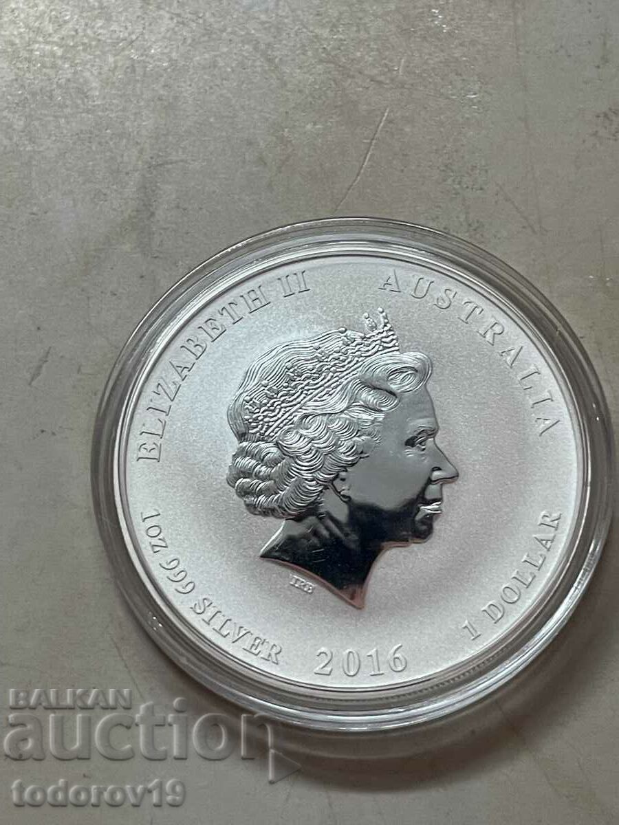 Auction Lunar Year of the Monkey /Colored/ 2016 1 oz Auction Lunar Year of the Monkey /Colored/ 2016 1 oz