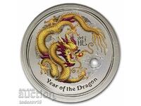 Anul lunar al dragonului 2012 1 oz Colorat