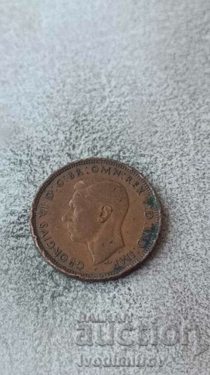Great Britain 1/2 penny 1944 with price 1.45 BGN | € 0.74 Great Britain 1/2 penny 1944 with price 1.45 BGN | € 0.74
