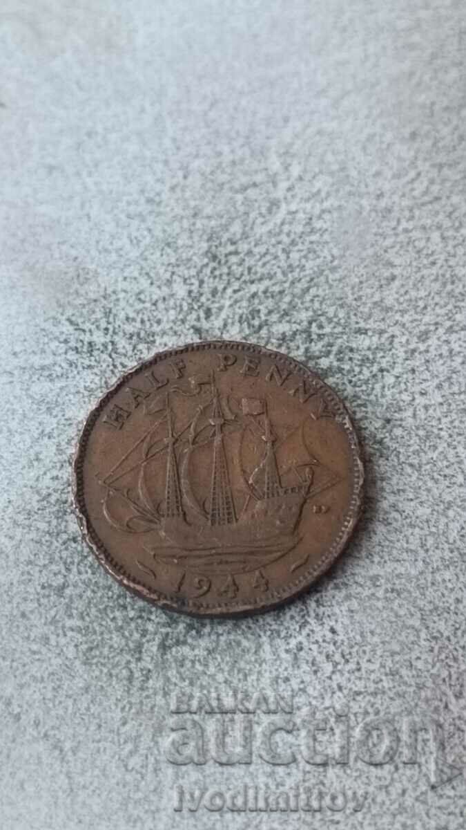 Great Britain 1/2 penny 1944