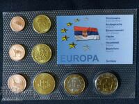 Δοκιμαστικό σετ ευρώ - Σερβία 2006, 8 νομίσματα