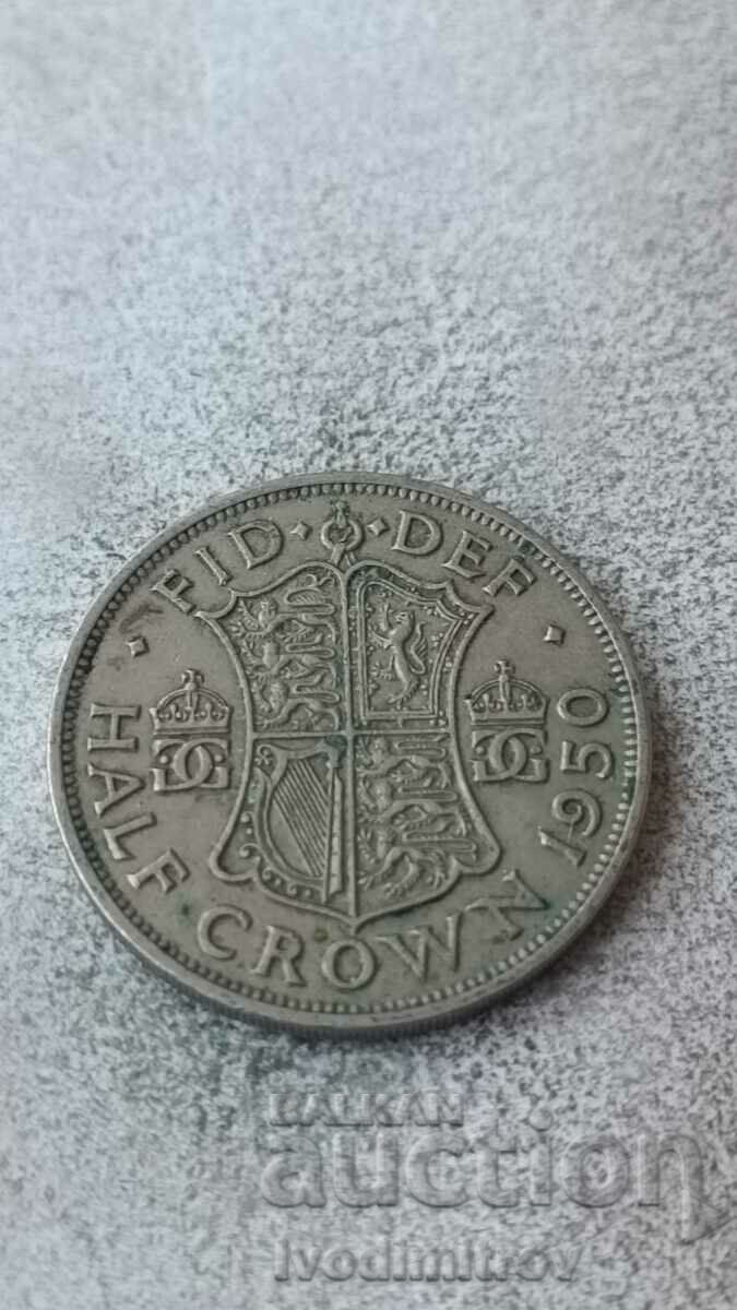 Great Britain 1/2 Crown 1950